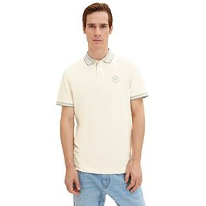 TOM TAILOR poloshirt heren, 18592 Beige Vintage