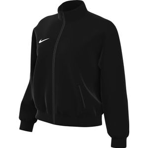 Nike W NK DF Acdpr24 TRK JKT K Waist Length, Noir/Blanc, L Femme
