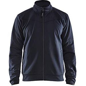 Blakläder sweatjack met ritssluiting, Navy/Zwart