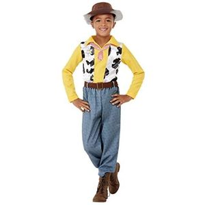 Smiffys 55053L Western-cowboy-kostuum voor jongens, geel, maat L, 10-12 jaar