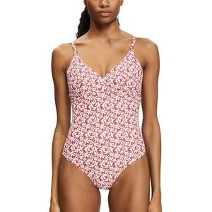 ESPRIT Calusa Beach Ssn N Rcs Swimsuit Eendelig badpak voor dames, 610/Dark Red