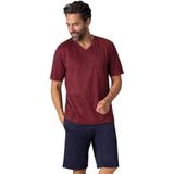 Eminence Chic Intemporel Ensemble de Pijama Homme, Bordeaux/Bas Marine, XXL