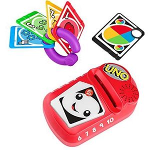 Fisher-Price Laugh & Learn Counting and Colors UNO, elektronisch leerspeelgoed met lichten en muziek voor kinderen en peuters van 6 tot 36 maanden, HCF32
