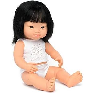 Miniland pop Aziatisch meisje met syndroom van Down 38cm