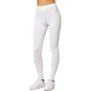 Merry Style MS10-143 viscose leggings voor dames, Wit.