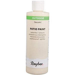 Rayher Patio Paint buiten- en binnenverf acryl. 236 ml, ivoor, 38611104