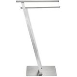 WENKO Lirio handdoekhouder roestvrij staal mat 20 x 76,5 x 40 cm