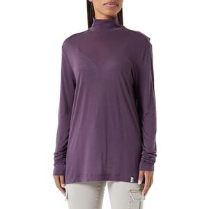 G-STAR RAW Essential Mock Losse Top voor dames, Paars (Lt Maze D24004-9297-8880)