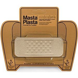 MastaPlasta Hoogwaardige zelfklevende patches van suède in beige voor banken, autostoelen, tassen en meer. Reparatiepleisters voor gestoffeerde meubels, 10 x 4 cm