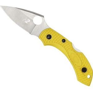 Spyderco Dragonfly 2 Salt - Mango: FRN Amarillo_Filo: Liso