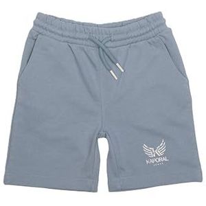 Kaporal Orson, Short Jogging, pour Garcon, 60% Coton-40% Polyester, Coupe Regular, Couleur Navy, Taille 16A, Bleu Ciel, 14 ans