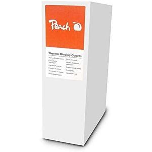 Peach Thermische bindblok, wit, voor 15 vellen (A4, 80 gsm), 100 stuks - PBT406-02