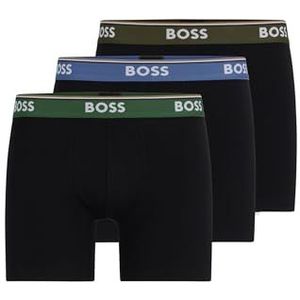 BOSS Boxerbr 3p Power LETTRE_BOXER heren, Meerkleurig