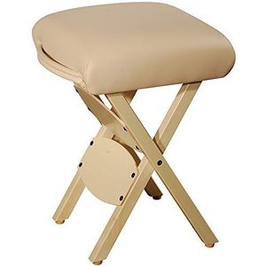 Master Massage Tabouret de travail pliant Chaise pliante pour table de massage Tabouret America Brand Crème