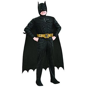 Rubie's I-881290S Officieel kostuum Batman - kostuum Deluxe kinderen - maat S 3 - 4 jaar