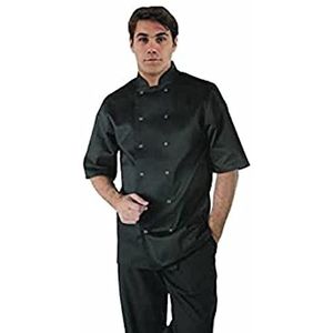 Whites Chefs Apparel A439-L Vegas Koksjas, korte mouwen, zwart