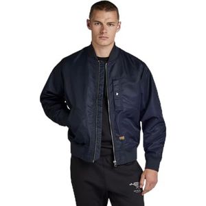 G-STAR RAW Bomber Deck Jas Heren Jassen, Blauw (Salute D24754-C143-C742)