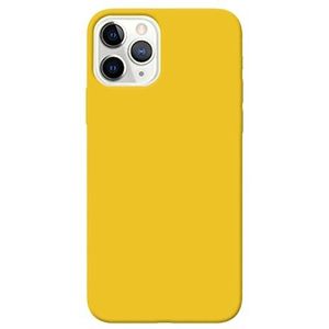 Fresnour Suitable for iPhone 11 Pro 5.8-inch Case, Bumper Cover, Transparent Scratch Resistant Back (Yellow)