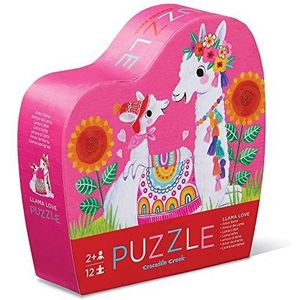 Bertoy 3841177 box vorm mini puzzel Lama Love 12-delig