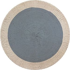 VINILIKO, Vinyl tapijt, rotan, blauw, diameter: 150 mm