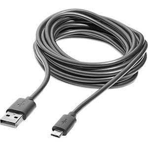 Numskull Câble PVC extra long de qualité supérieure de 4 m pour manettes Xbox One, câble de charge micro USB, fonctionne avec les smartphones/tablettes (longueur de 4 m)