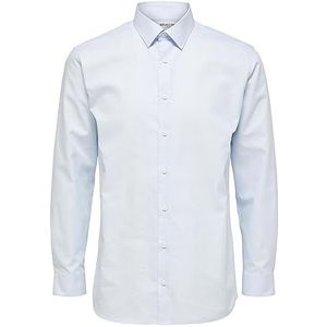 SELECTED HOMME Slhregethan Ls Classic B Noos overhemd voor heren, Lichtblauw