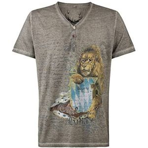 Stockerpoint True Bavaria T-shirt voor heren, steen, XL, Steen