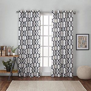 Exclusive Home Curtains indigo gordijnen polyester 108 inch