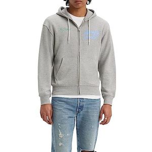 Levi's Relaxed Graphic Zip-up Sweatshirt voor heren (1 stuk), Poster Logo Zip Mhg