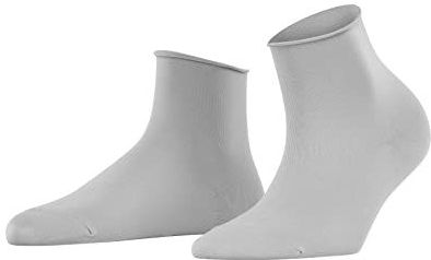 FALKE Cotton Touch korte damessokken - katoen - zilvergrijs (silver) - Maat: 35-38