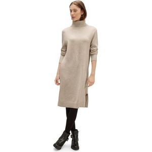 Street One A143749 Gebreide jurk voor dames, Lente-zandmix