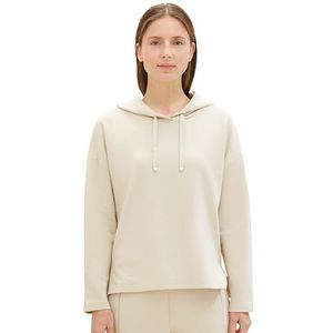 TOM TAILOR Sweat-shirt pour femme, 10336 - Couleur : beige, XXS