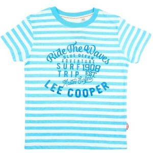 Lee Cooper T-shirt garçon pour femme, Bleu., 6 ans