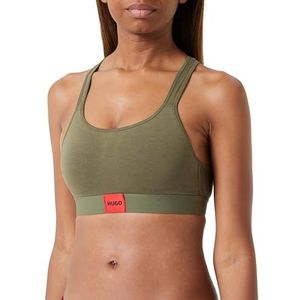 HUGO Bralette Pad.red Lab Bralette voor dames, Donkergroen 305