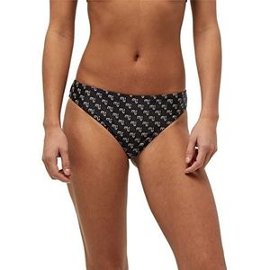 Minus Nabina dames bikinibroek, 9442 Black Logo Print