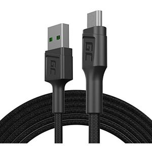 GC PowerStream Micro-USB-oplaadkabel van nylon, High Speed Data & Sync met snel opladen Quick Charge 3.0 voor Samsung, Xiaomi, Huawei, Nexus, LG, Motorola, Android smartphones en meer