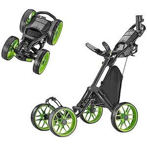 Caddytek Caddycruiser golftrolley met 4 wielen, inklapbaar, licht en compact, eenvoudig te openen