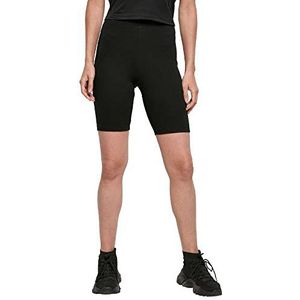Build Your Brand Dames High Waist Cycle Yoga Shorts dames, zwart, 3XL, zwart.