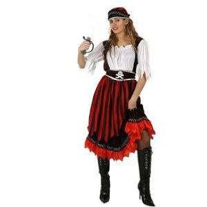 Atosa - 95362 - kostuum - piratenkostuum gestreept meisje - maat 1