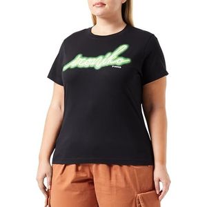 Pinko Kompas T-shirt Jersey Coto T-shirt dames, Zs1_zwart/groen