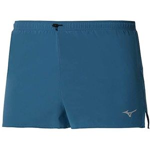 Mizuno Aero Split 1.5 Casual Shorts voor heren, As Blauw