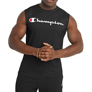 Champion Trainingsshirt voor heren met grafische print, zwart.