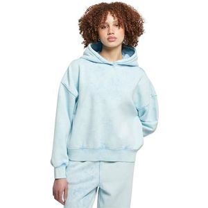 Urban Classics Washed hoodie voor dames, Baltisch blauw