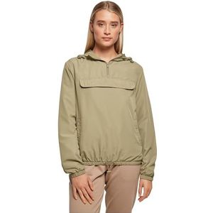 Urban Classics Dames Recyled Basic Pullover Over Jacket Jacket, Khaki (stad)