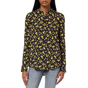 Tommy Hilfiger Moss Crepe Rose Flower Shirt Ls Casual Overhemden Dames, Frosted Floral Ditsy, 32, Frosted Floral Ditsy