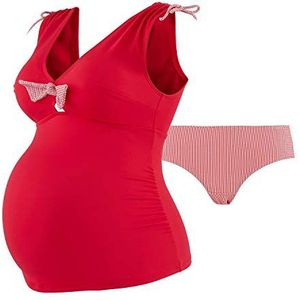 Cache Coeur St Tropez Tankini voor dames, Rood