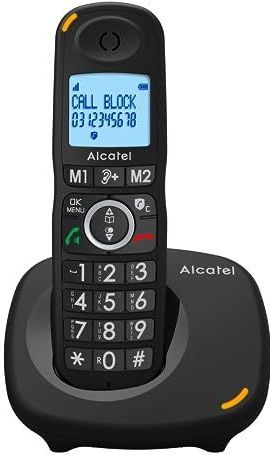 ALCATEL XL 595 B zwart, seniorentelefoon met blokkering van ongewenste oproepen