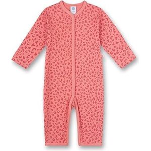 Sanetta Baby meisje rompertje roze baby pyjama, crèmerosa, 62, crème-roze