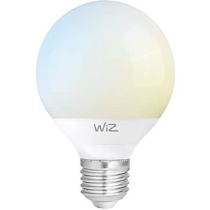 WiZ G2 Whites G95 E27 Smart LED-lamp (dimbaar, vermogen 12W-75W, 2700K-6500K, lm1055, app & spraakbesturing Alexa, Siri, Google & IFTTT), wit, Globe 95-E27