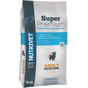 NUTRIVET Super Premium volwassenen 28/18 Mini-honden, 15 kg